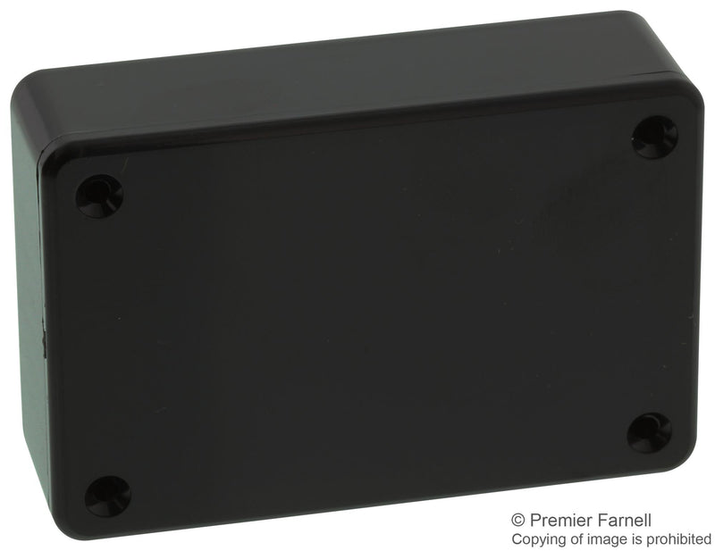 HAMMOND 1591MBK IP54 Black Flame Retardant ABS Enclosure - 85x56x21mm