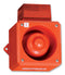 CLIFFORD AND SNELL YL50/D50/R/RF/WR Beacon / Sounder, Industrial, Red, Flashing, Multiple Tones, 110dB, 24VDC, IP65