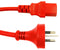 Multicomp PRO MP-BAC2621 Mains Power Cord Plug Australia to IEC 60320 C13 500 mm 10 A 250 VAC Red New