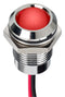 Apem Q14P5CXXHR24E LED Panel Indicator 14MM RED 24VDC