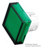 EAO 51-953.5 Lens Raised Square Green 51