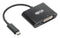 TRIPP-LITE U444-06N-DB-C USB-C TO DVI Adapter W/PD Charge Black