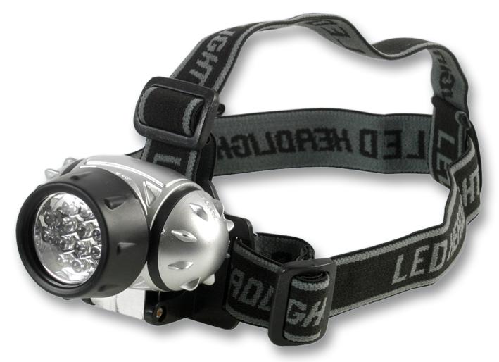 PRO Elec PEL00480 PEL00480 LED Head Torch With 12 High Intensity Leds