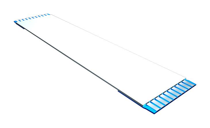 Samtec FJH-40-D-24.00-4 . FJH-40-D-24.00-4 . FFC / FPC Cable 40 Core 0.5 mm Same Sided Contacts 24 " 610