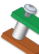 Essentra Components (FORMERLY RICHCO) NSP 8 4 01 Machine Screw 8-32 UNC 6.4 mm Nylon 6.6 (Polyamide 6.6) Pan Head Phillips