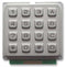 MULTICOMP MCAK1604NSSBWPMM Keypad, 20 mA, 24 V, 4 x 4, Matrix, 16