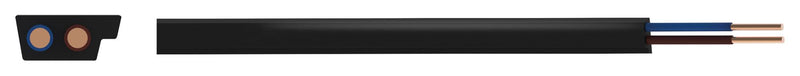 PRO Power PP001550 Multicore Unscreened Cable AS-I BUS Fieldbus Lszh 2 Core 1.5 mm&sup2; Black 328 ft 100 m