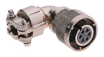 ITT Cannon CA08COME10SL-3SB01 CA08COME10SL-3SB01 Circular Connector CA-COM-B Right Angle Plug 3 Contacts Crimp Socket Reverse Bayonet 10SL-3