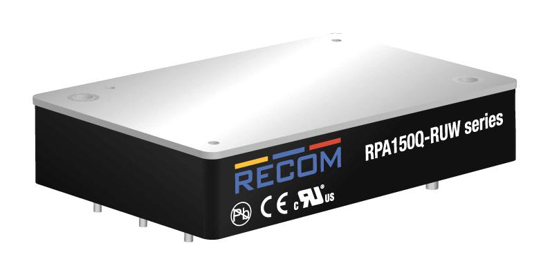 Recom Power RPA150Q-11054SRUW/P RPA150Q-11054SRUW/P Isolated Through Hole DC/DC Converter ITE 16:1 150 W 1 Output 54 V 2.8 A