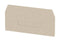 Weidmuller 1745150000 END and Seperation Plate Wemid Beige