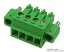 Phoenix Contact MC 15/ 4-STF-381 Pluggable Terminal Block 3.81 mm 4 Ways 28AWG to 16AWG 1.5 mm&Acirc;&sup2; Screw 8 A