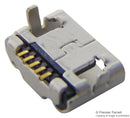 Molex 105164-0001 105164-0001 USB Connector Micro Type B 2.0 Receptacle 5 Ways Surface Mount Right Angle