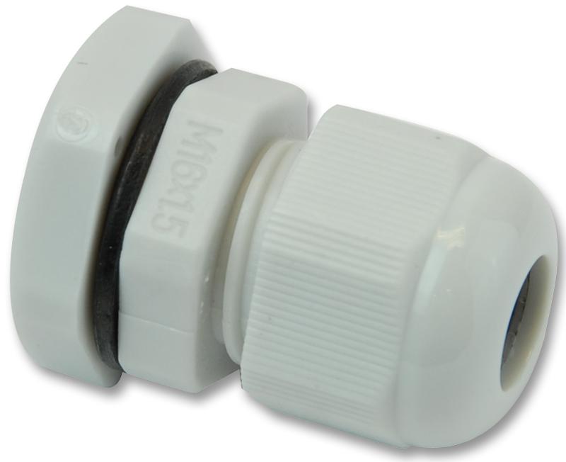 PRO Power M16GREY1 M16GREY1 Cable Gland M16 4 mm 8 Nylon 6.6 (Polyamide 6.6) Grey