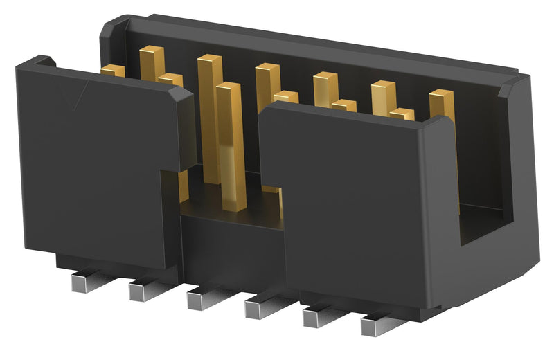 TE Connectivity 1-2373376-2 Pin Header Board-to-Board 2 mm Rows 12 Contacts Surface Mount Straight Ampmodu Series