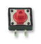 Multicomp PRO MCDTS2-4R MCDTS2-4R Tactile Switch MCDTS2 Top Actuated Through Hole Round Button 260 gf 50mA at 12VDC