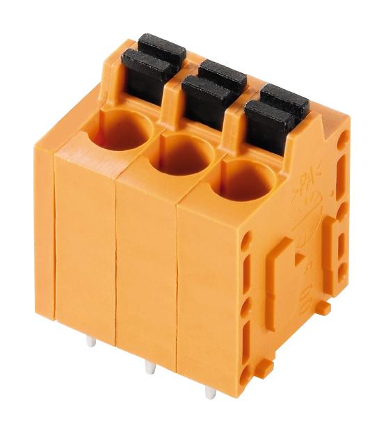 Weidmuller 1330190000 Wire-To-Board Terminal Block 5 mm 3 Ways 26 AWG 12 2.5 mm&sup2; Push In