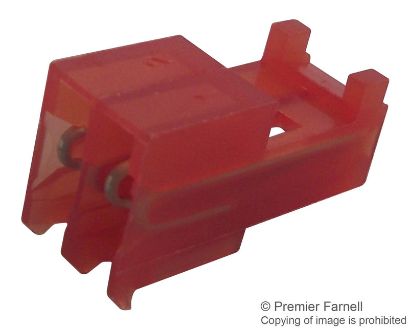 AMP - TE Connectivity 3-643813-2 Wire-To-Board Connector 2.54 mm 2 Contacts Receptacle MTA-100 Series IDC / IDT 1 Rows