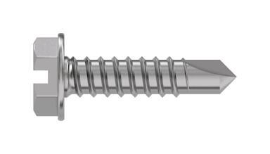 TR Fastenings 4.8 X 13 WFSTDX Z100 DIN7504 4.8 Wfstdx DIN7504 HEX Head Slotted Screw Steel 4.8X13MM