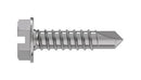 TR Fastenings 4.8 X 16 WFSTDX Z100 DIN7504 4.8 Wfstdx DIN7504 HEX Head Slotted Screw Steel 4.8X16MM