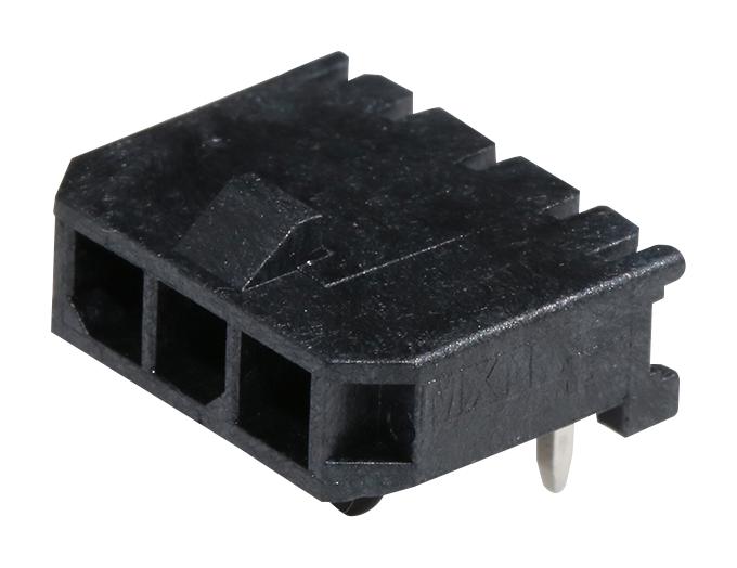 Molex 43650-0302 Wire-To-Board Connector 3 mm Contacts Header Micro-Fit 3.0 43650 Series Through Hole 1 Rows