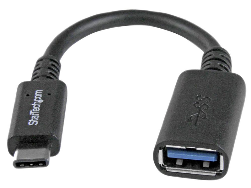 Startech USB31CAADP USB31CAADP USB Cable Type C Plug to A Receptacle 152 mm 0.5 ft 3.0 Black