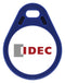 Idec KW9Z-T1X4S KW9Z-T1X4S Rfid Tag &nbsp;Key Fob Indoor 0 mm to 5 Distance 13.56 MHz Blue -25 &Acirc;&deg;C 55