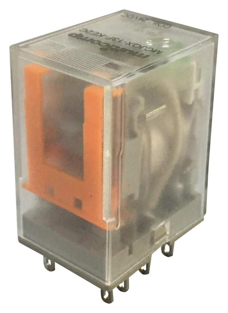 Multicomp MCJQX-13F-KE2C-24VDC Power Relay Dpdt 24 VDC 5 A JQX-13F-KE Series Socket