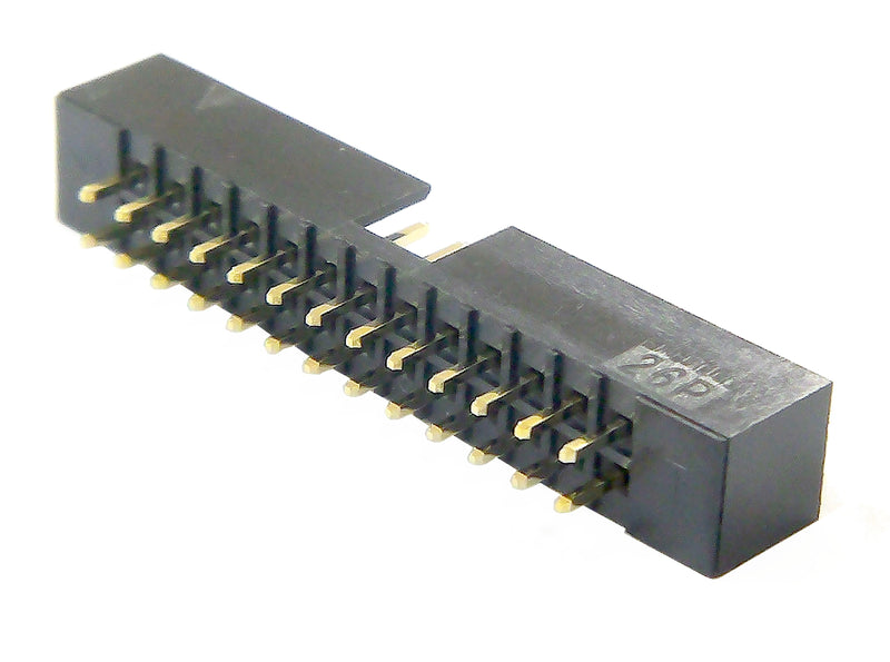 Multicomp PRO MP008654 Pin Header Wire-to-Board 2 mm Rows 26 Contacts Through Hole Straight MCP 2MM ST