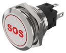 EAO 82-6151.1A14.B015 Vandal Resistant Switch 82 Series 22 mm Spdt Momentary Round