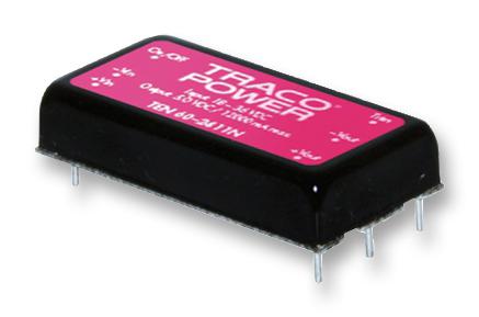 Traco Power TEN 60-2412N TEN 60-2412N Isolated Through Hole DC/DC Converter ITE 2:1 60 W 1 Output 12 V 5 A