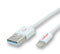 ROLINE 11.02.8322 Computer Cable, USB 2.0 A Plug, Lightning Plug, 5.906ft, 1.8m, White