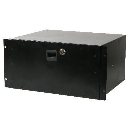 MCM Custom Audio 555-15453 Rack Drawer With Lock 5U Black 76T8543