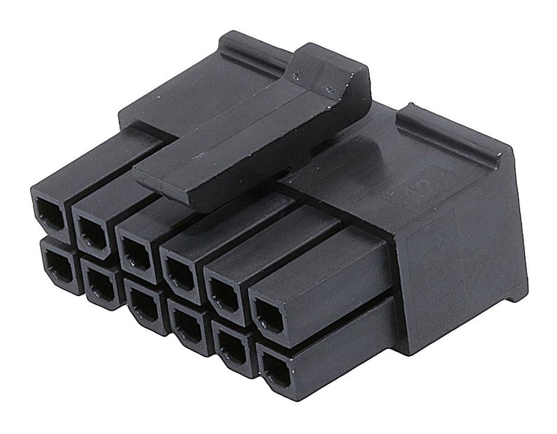 Molex 43025-1208 Connector Housing Micro-Fit 3.0 43025 Series Receptacle 12 Ways 3 mm