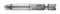 Wiha 32497 Hex Driver Bit Pozidriv Slotted PZ2 70 mm Length