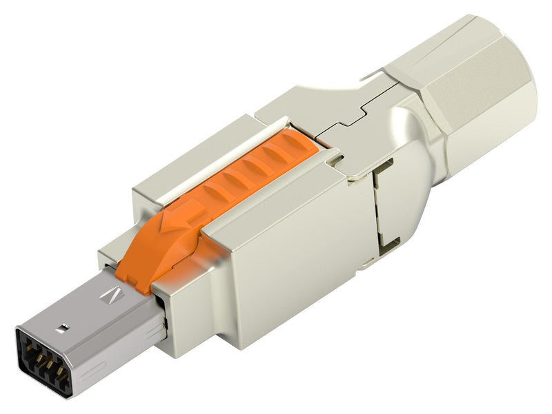 TE Connectivity 2350310-1 Modular Connector RJ45 Plug 1 x (Port) 8P8C Cat6a Cable Mount