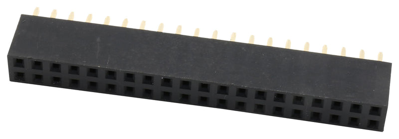 Multicomp 2214S-40SG-85 Board-To-Board Connector 2.54 mm 40 Contacts Receptacle Through Hole 2 Rows