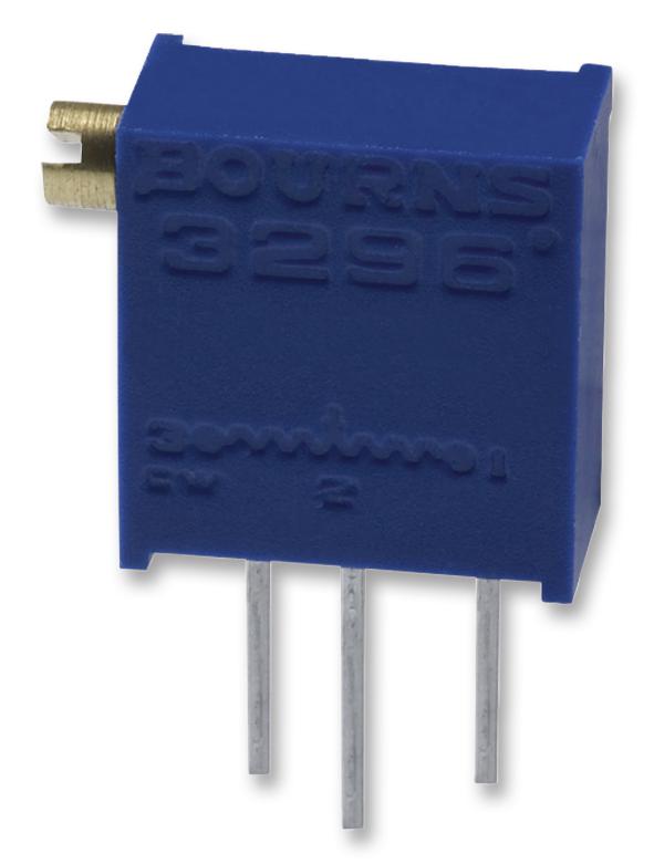 BOURNS 3296Z-1-105LF Trimmer Potentiometer, 1 Mohm, 500 mW, &plusmn; 10%, Trimpot 3296 Series, 25 Turns, Through Hole