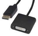 Videk 2409ED DVI to VGA Audio / Video Adapter Displayport Plug Receptacle