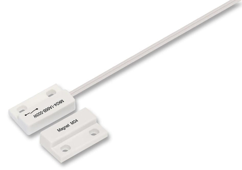 STANDEXMEDER MK04-1A66D-500W Reed Switch, MK04 Series, Panel Mount, SPST-NO, 10 W, 180 Vac/dc, 1.25 A, 44 to 66 AT