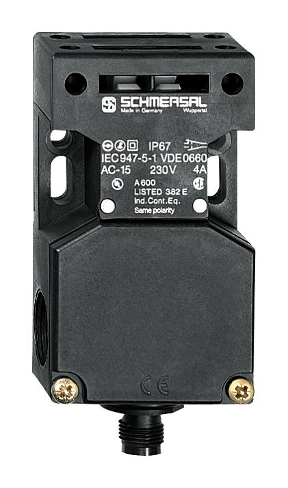 Schmersal 101190678 Safety Interlock Switch AZ 16 Series SPST-NO DPST-NC M12 Connector 230 V 4 A IP67