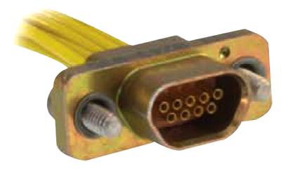 ITT CANNON MDM-25SH006B MICRO-D CONNECTOR, RECEPTACLE, 25 POSITION, WIRE LEADS