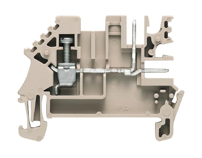 Weidmuller 1784460000 DIN Rail Terminal Block 3POS 12AWG