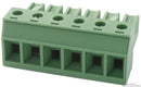 Phoenix Contact PC 4/ 6-ST-762 PC 6-ST-762 Pluggable Terminal Block 7.62 mm 6 Ways 24AWG to 10AWG 4 mm&Acirc;&sup2; Screw 20 A