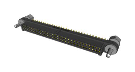 Amphenol Socapex MHDAS2M060YDE60 Pin Header Board-to-Board 1.27 mm 2 Rows 60 Contacts Through Hole Straight Mhdas