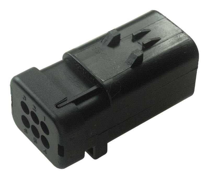 TE Connectivity 776434-2 Connector Housing Ampseal 16 Receptacle 6 Ways 4.5 mm Series Contacts