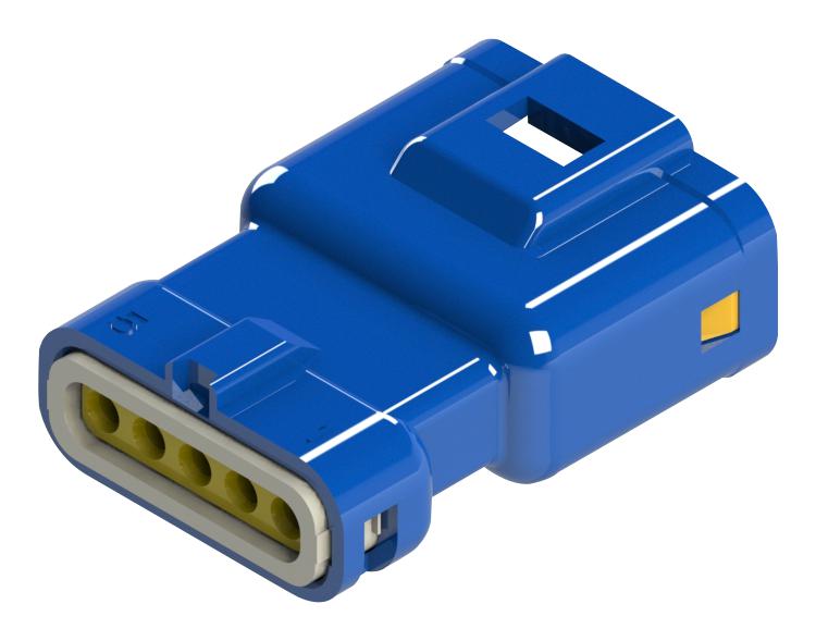 Edac 560-005-000-310 Connector Housing IP67 Blue 1-1.3mm E-Seal 560 Plug 5 Ways 2.5 mm