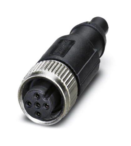 Phoenix Contact SAC-5P-M12FS CAN TR VA Circular Connector Cable Mount Receptacle 5 Contacts Crimp Socket Threaded