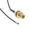 Pulse Electronics W9006M RF / Coaxial Cable Assembly 90&deg; U.FL Plug to SMA Jack 1.13mm 6 " 150 mm