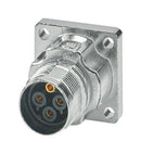 Phoenix Contact M17-3ES1N8AW500S/15 Circular Connector Panel Mount Receptacle 3 Contacts Crimp Socket - Not Supplied