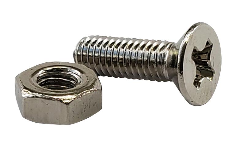 IO Audio Technologies IO-M3X10/M3HN-100 IO-M3X10/M3HN-100 Machine Screw M3X10MM Steel Flat Head